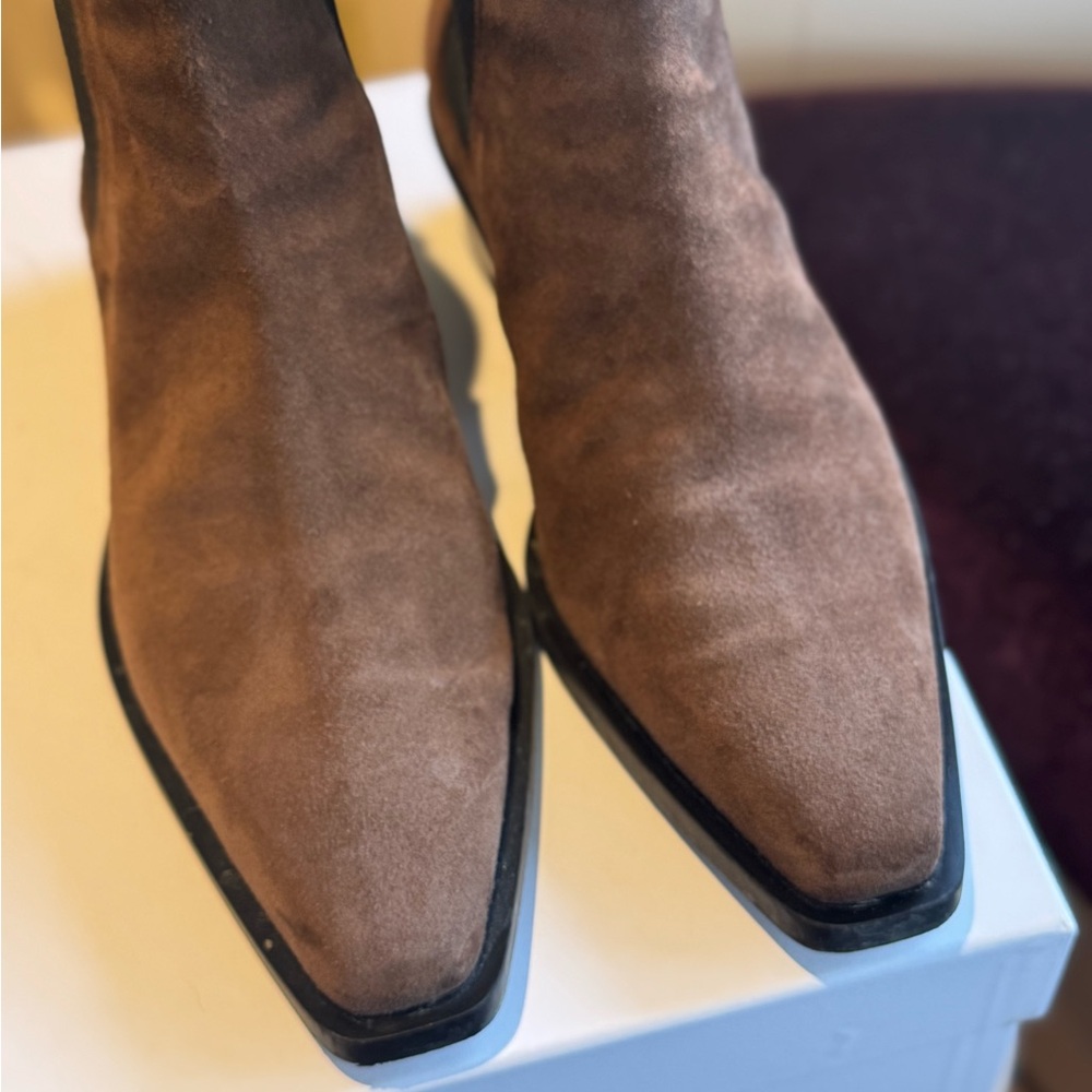 LIKE NEW - Proenza Schouler Espresso Chelsea Boots - Picture 6 of 6